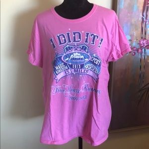 Pink Run Disney Princess 1/2 Marathon T-shirt 2XL